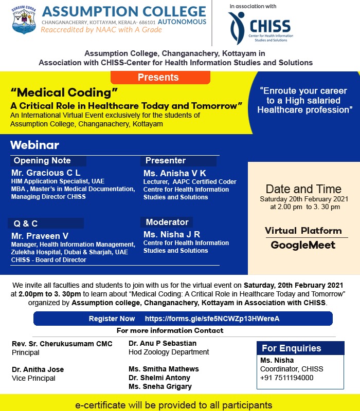 International Webinar on Medical Coding