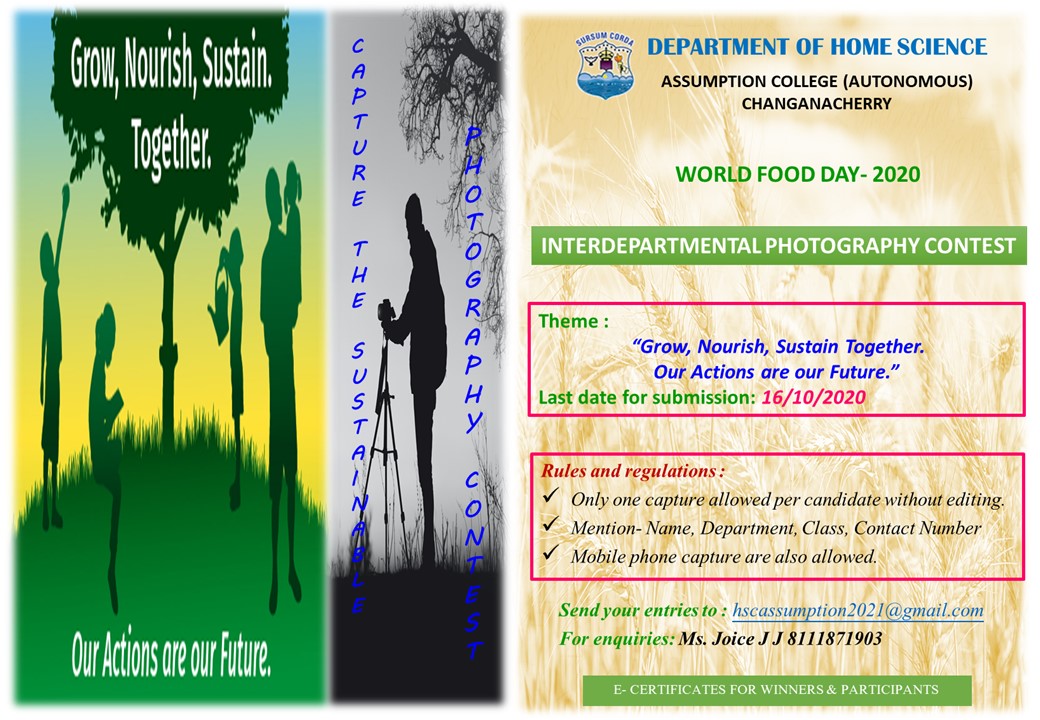 World Food Day - 2020 Interdepartmental Photography Contest